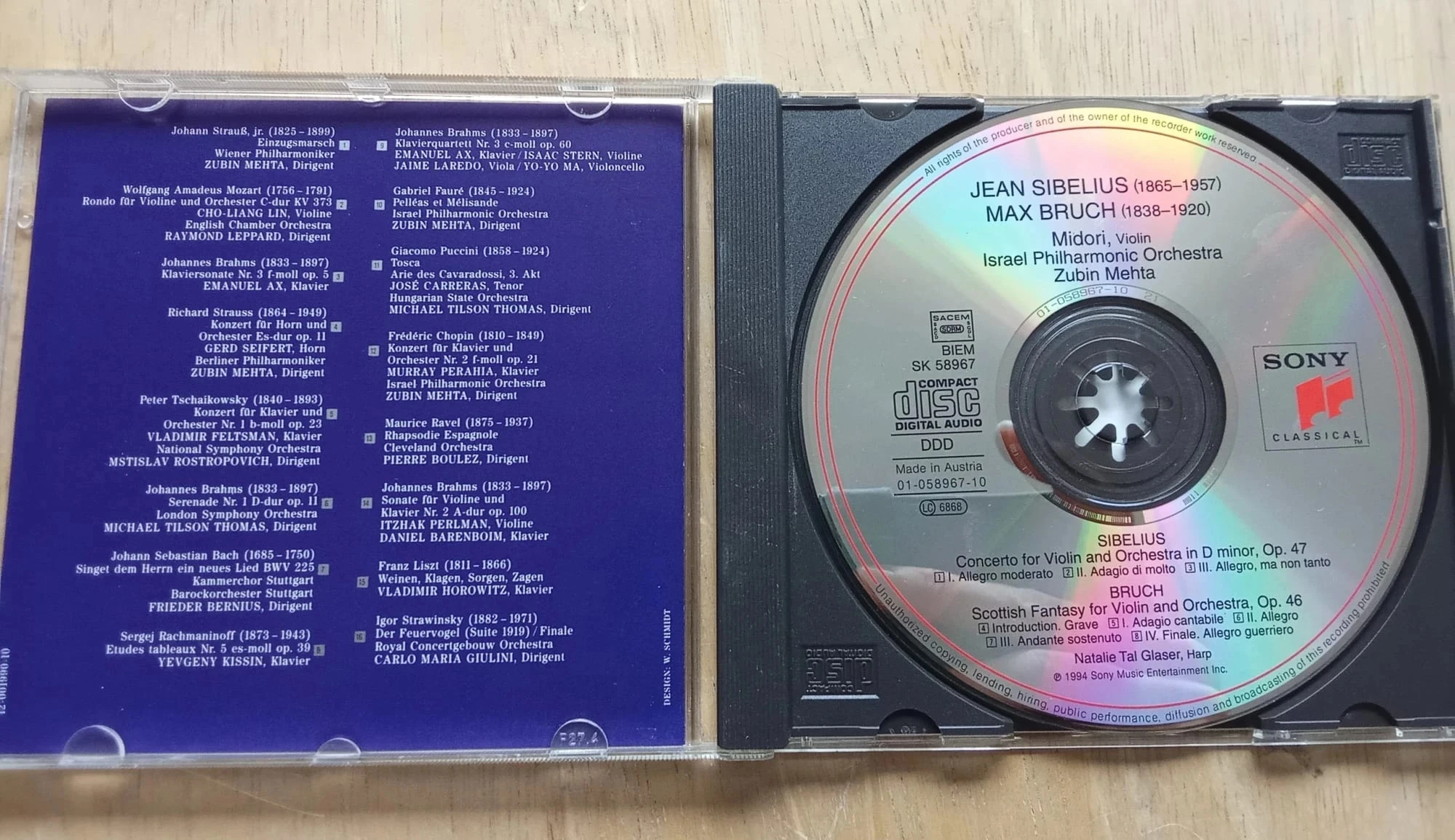 Danke 90' Klassik, Jean Sibelius et Max Bruch – photo 2